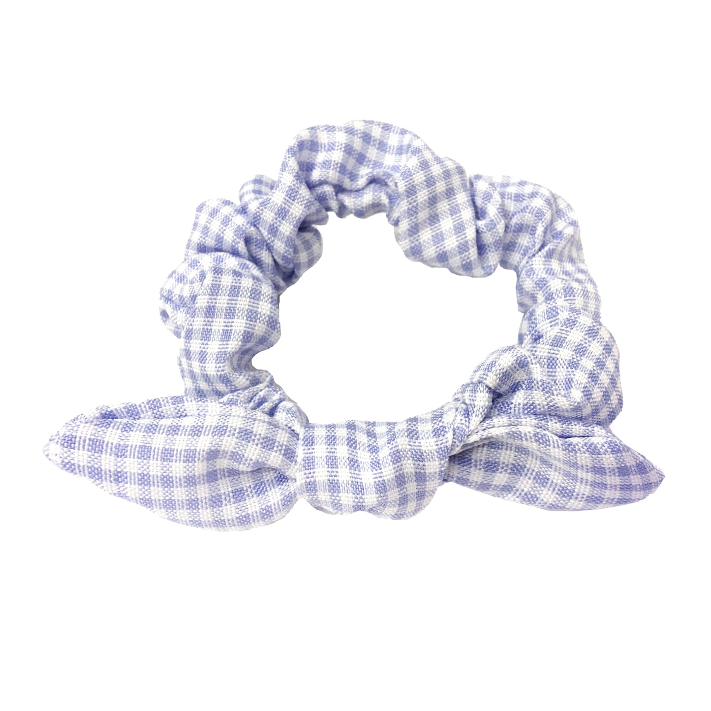 Plaid Scrunchie with Ribbon