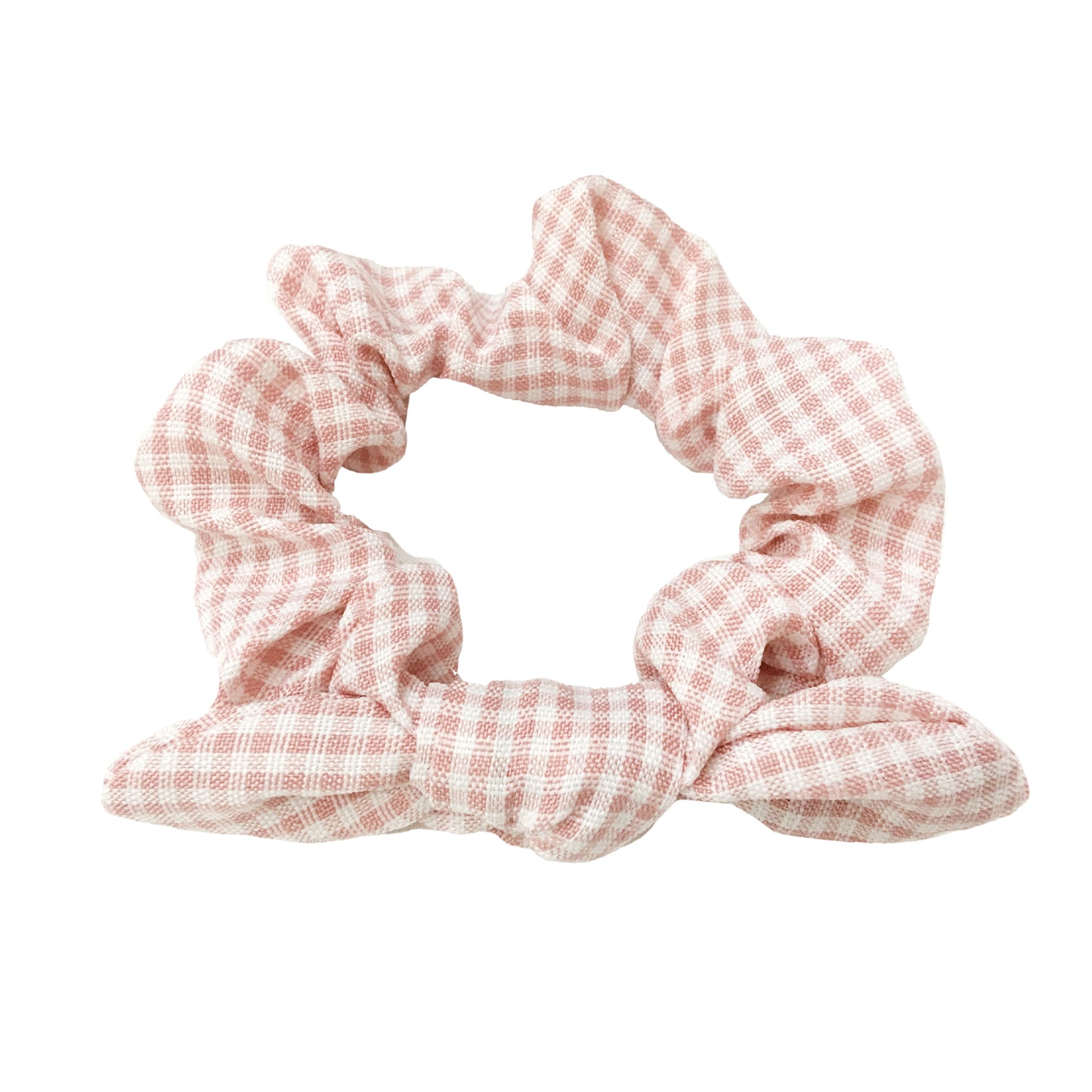 Plaid Scrunchie with Ribbon
