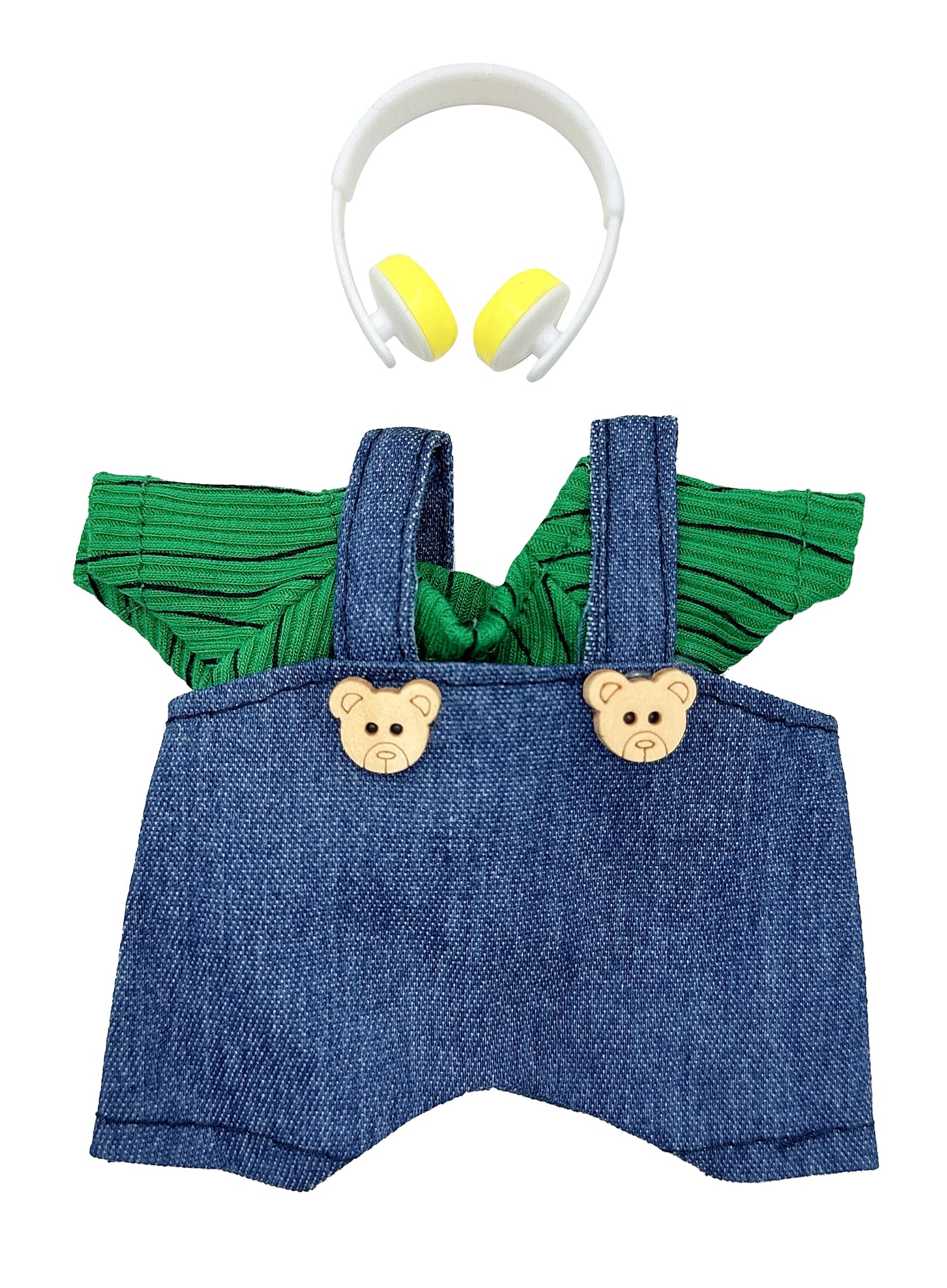 Bear Button Denim Set - LBB Clothing