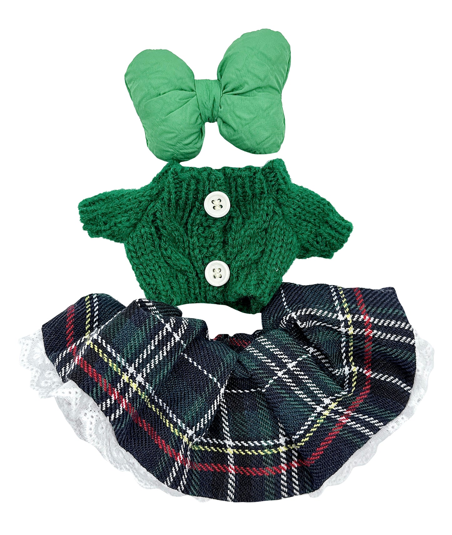Holiday Plaid Dress Set - LBB Clothing