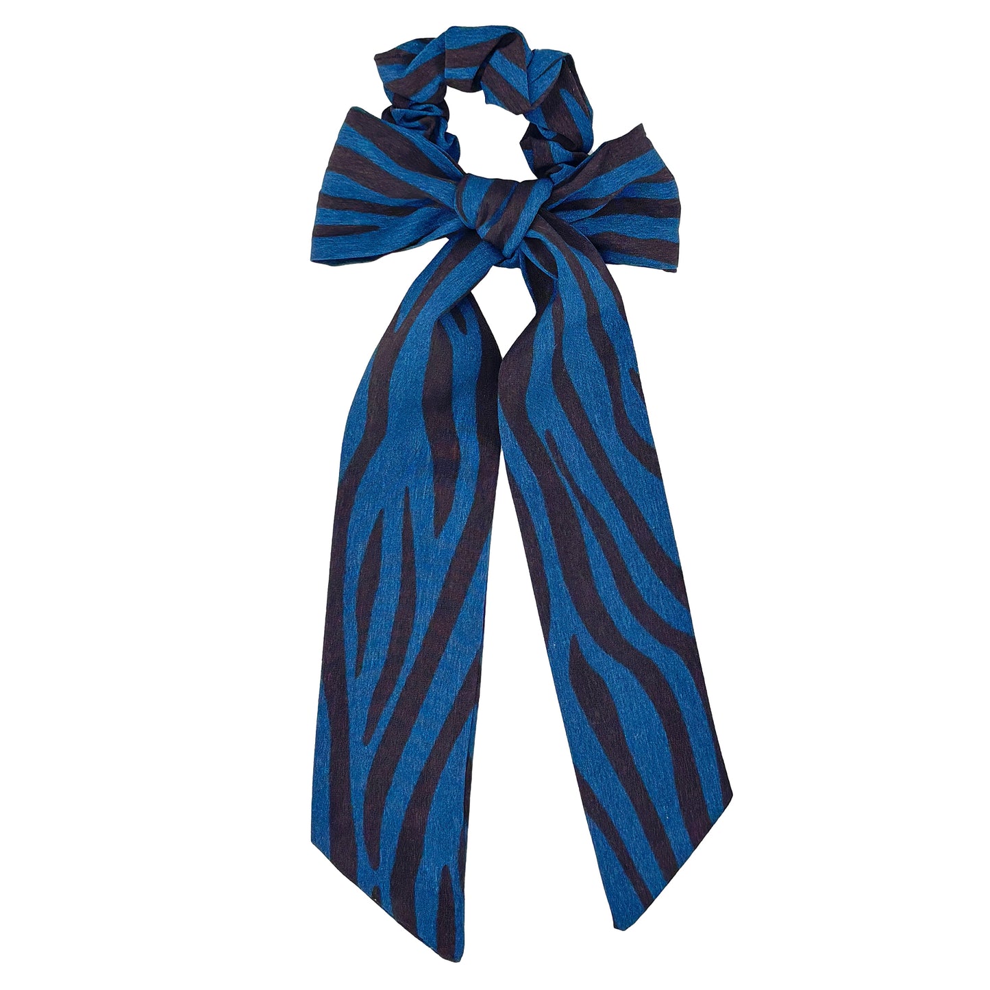 Enlarged Wood Grain Print Scarf Pony
