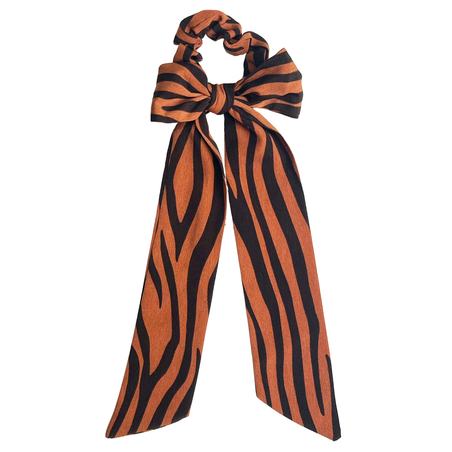 Enlarged Wood Grain Print Scarf Pony
