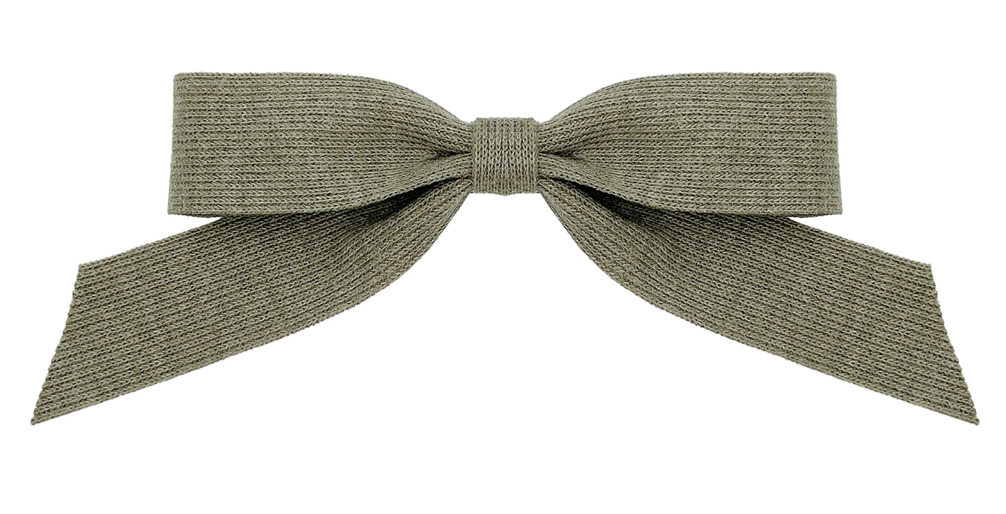 Lisa Evelyn Hair Bow Clip by L&E NY: Sage
