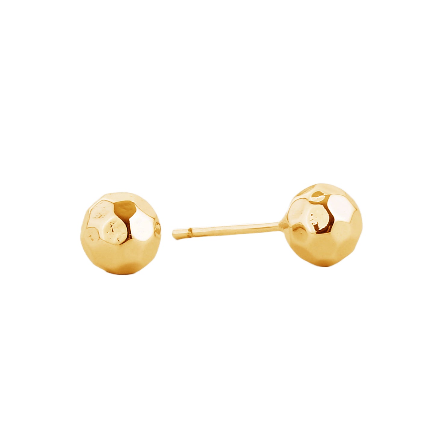 14K Gold/White Gold Dipped Post Earrings