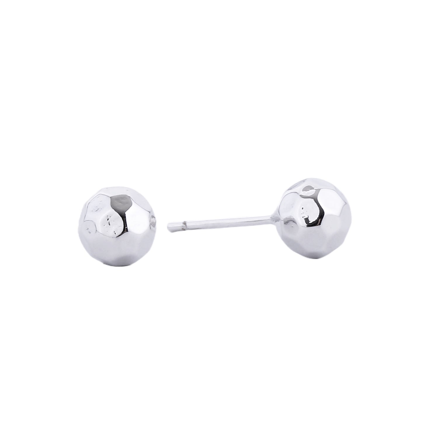 14K Gold/White Gold Dipped Post Earrings