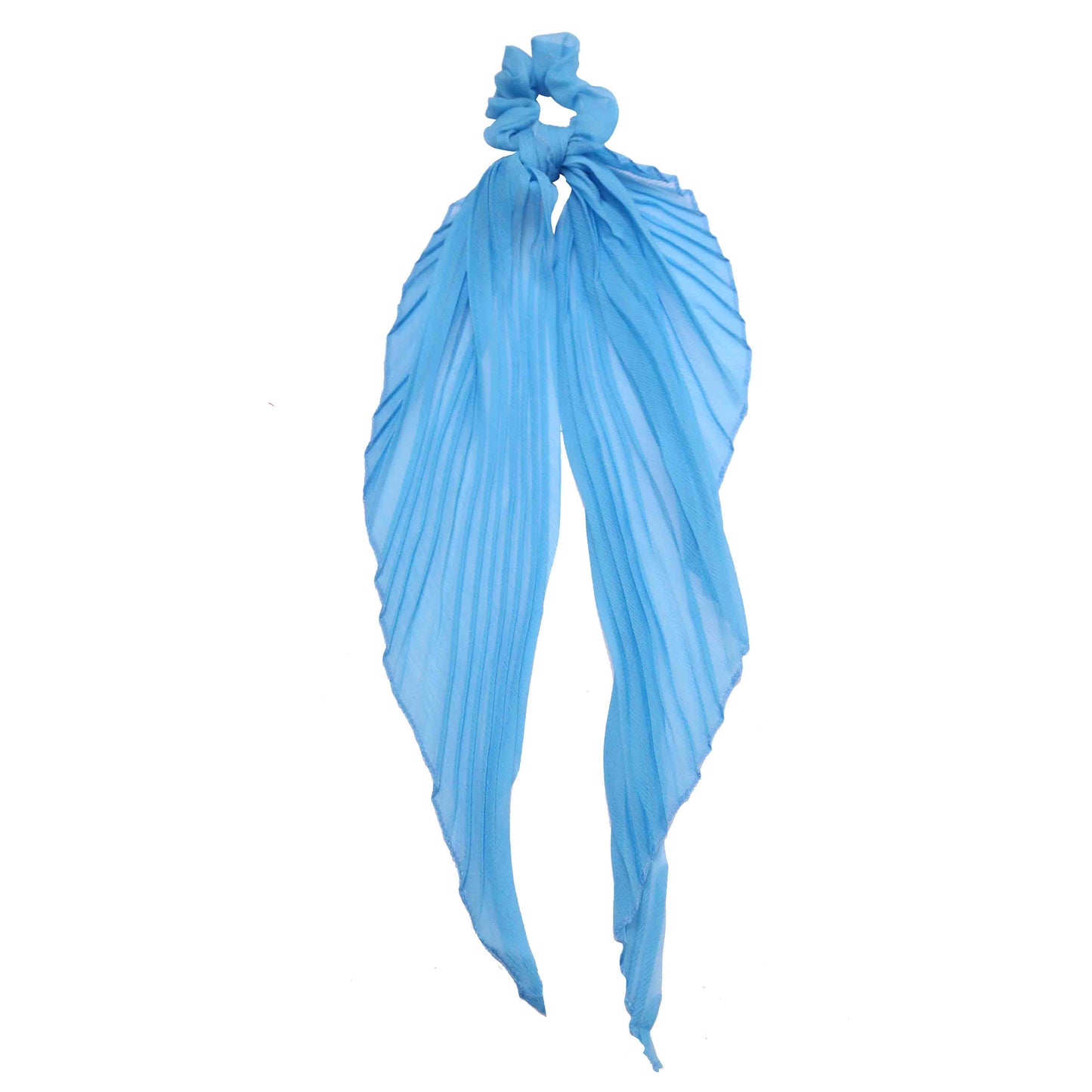 Pleated Solid Scarf Pony