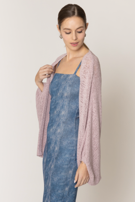 Crochet Cardigan With Lace Back