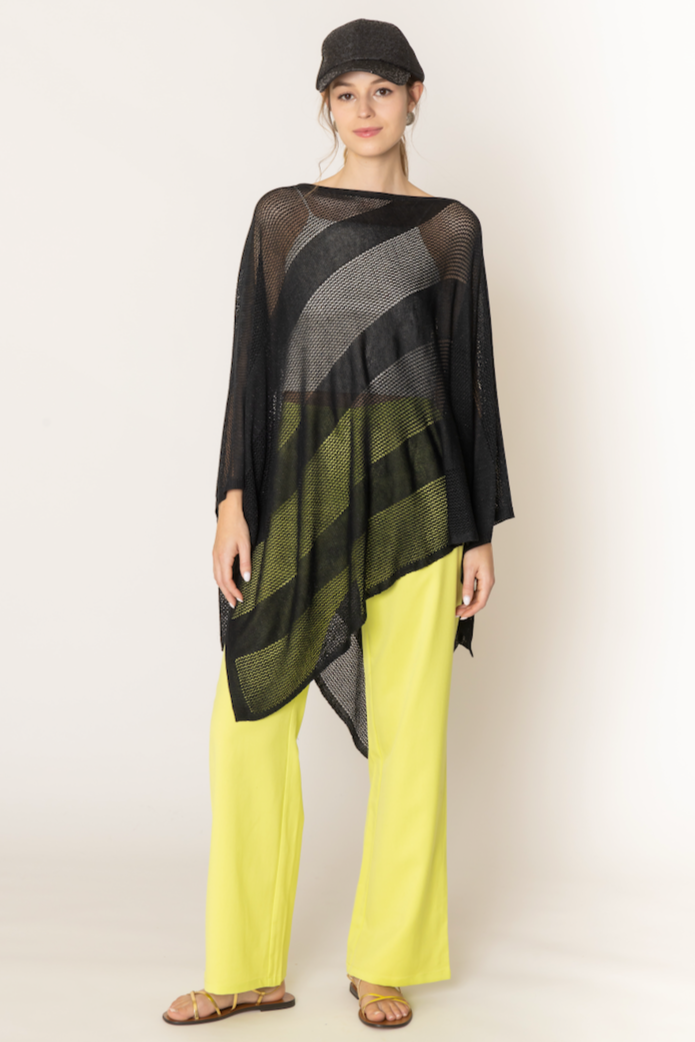 Lurex Mesh Poncho