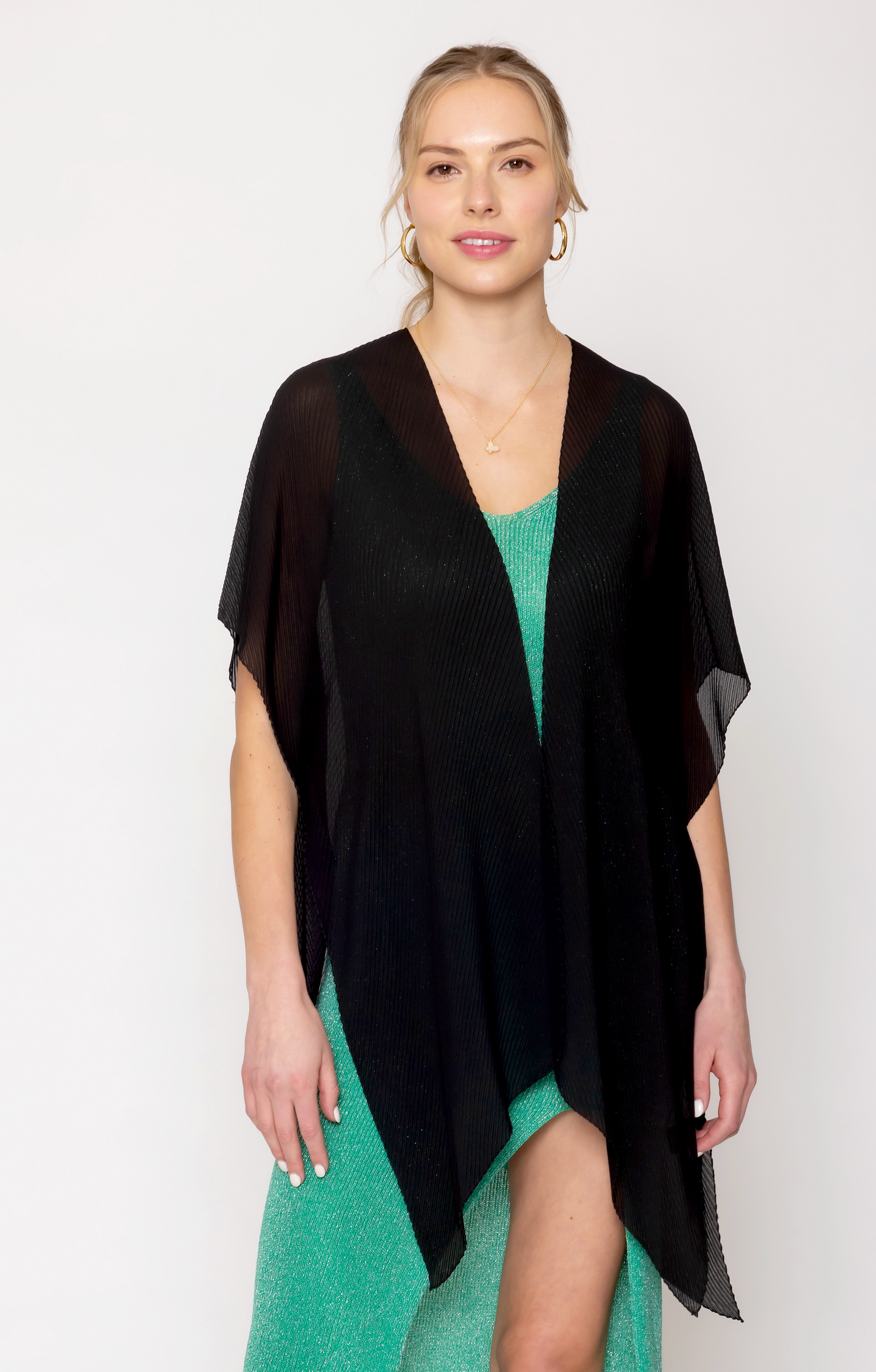 Solid Chiffon Ruana
