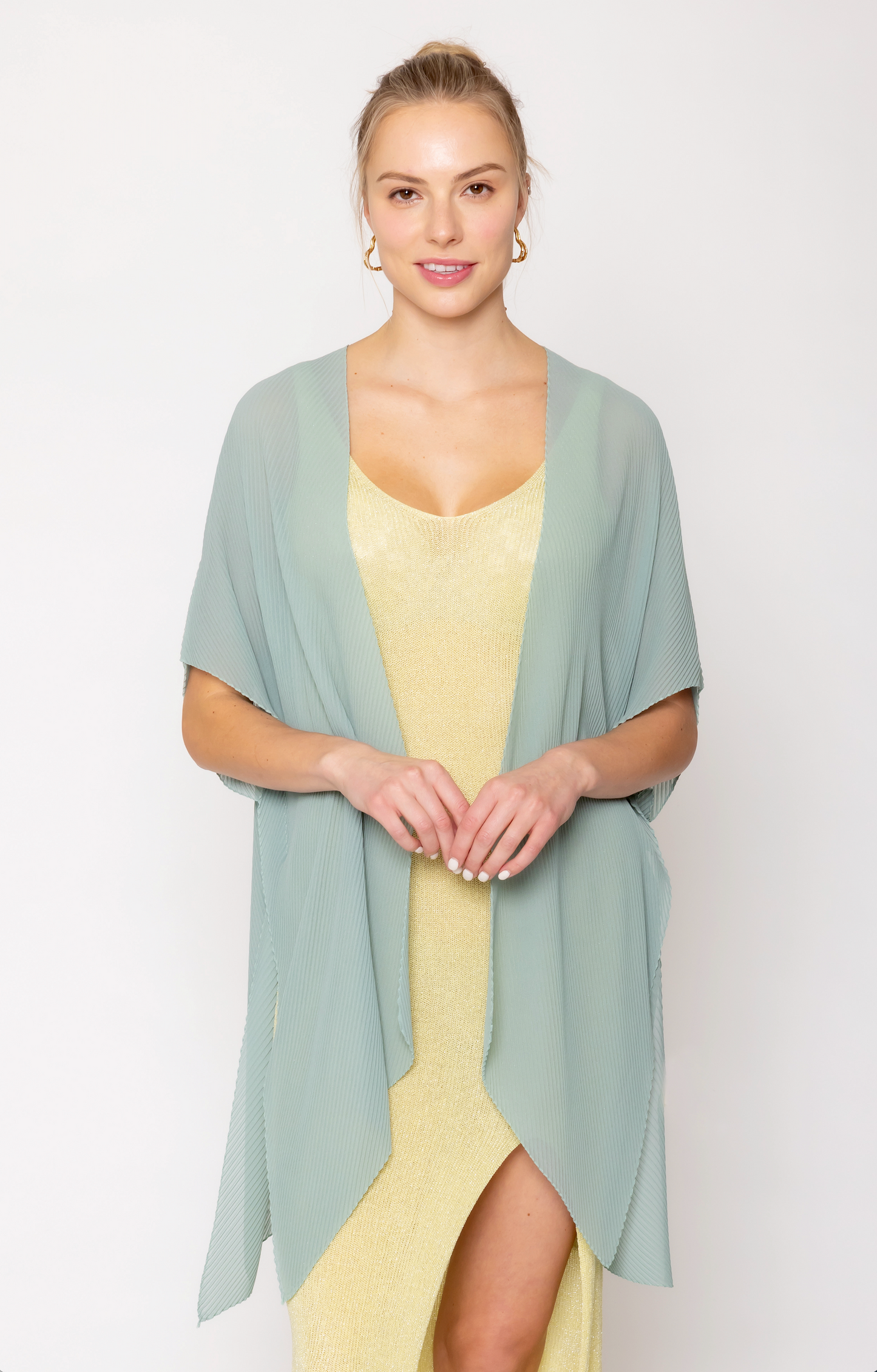 Solid Chiffon Ruana