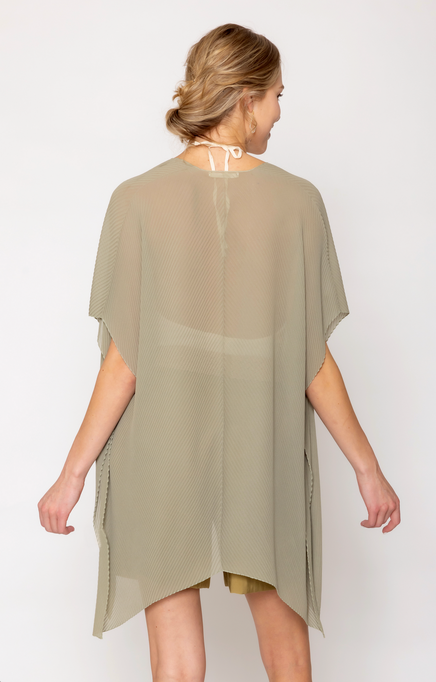 Solid Chiffon Ruana