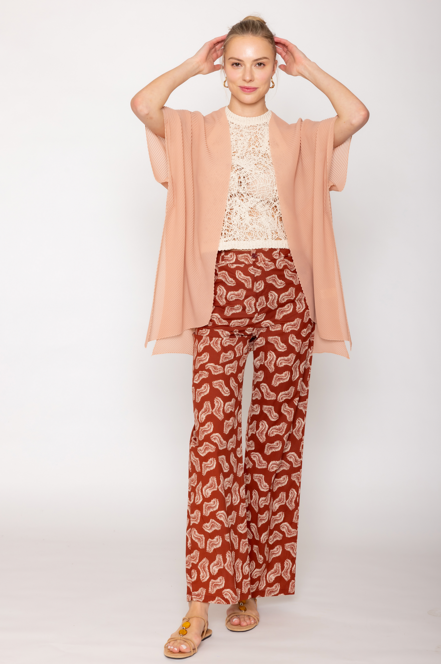Solid Chiffon Ruana