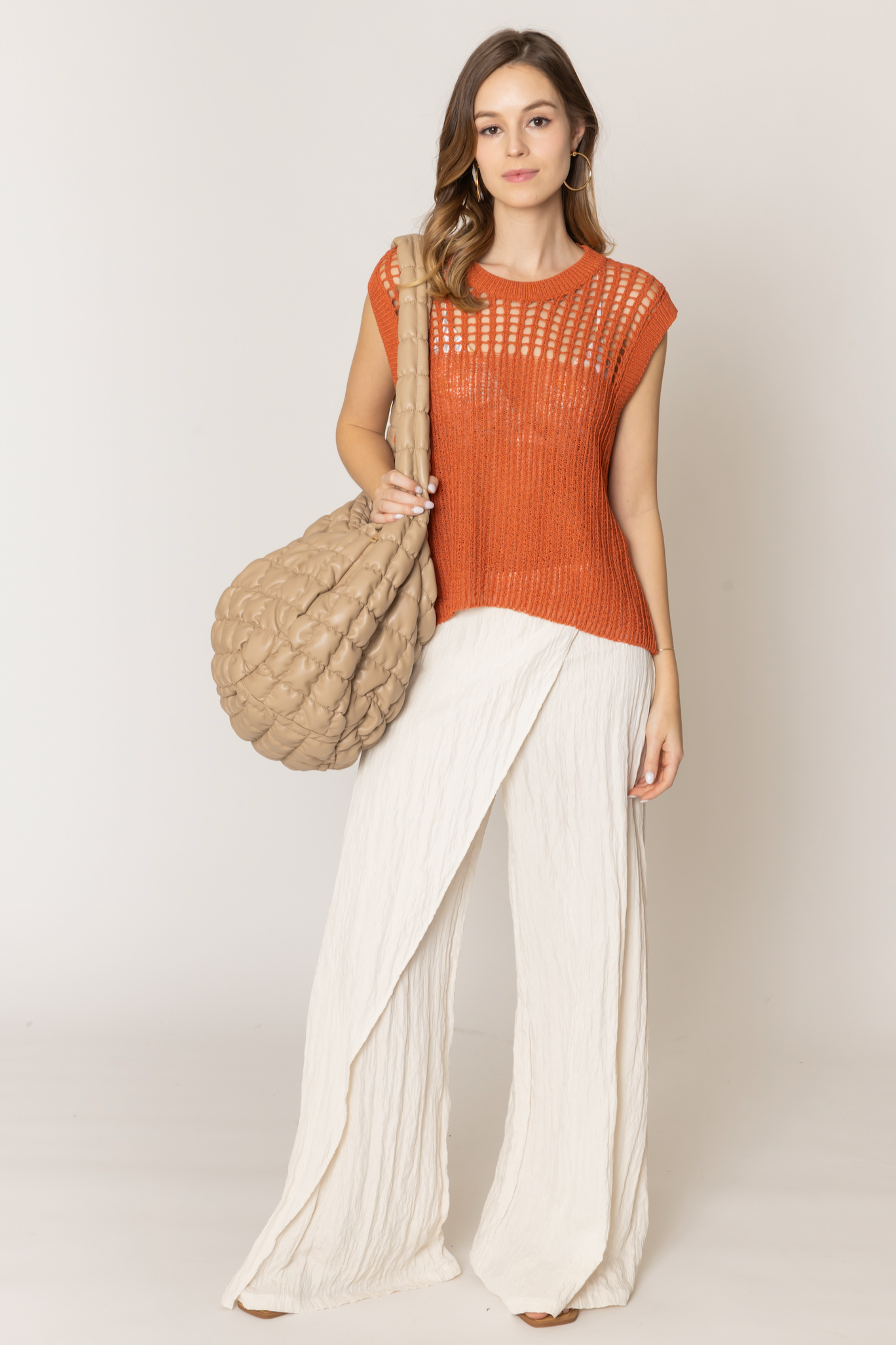 Chest Blocked Crochet Poncho