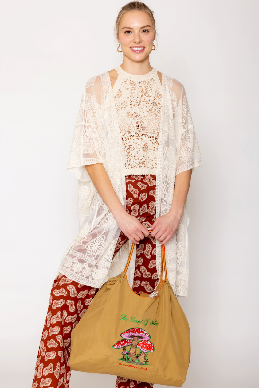 Mushroom Rope Bag