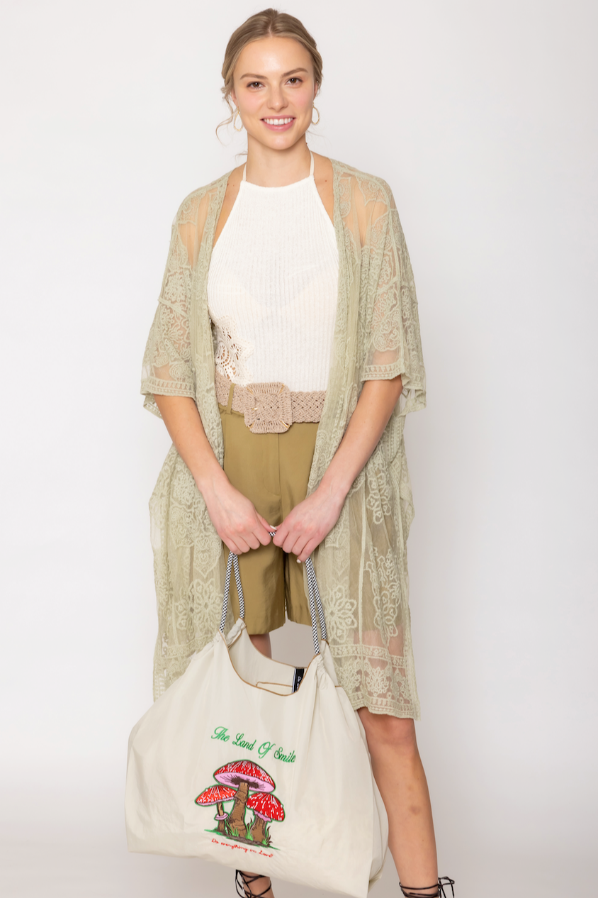 Mushroom Rope Bag