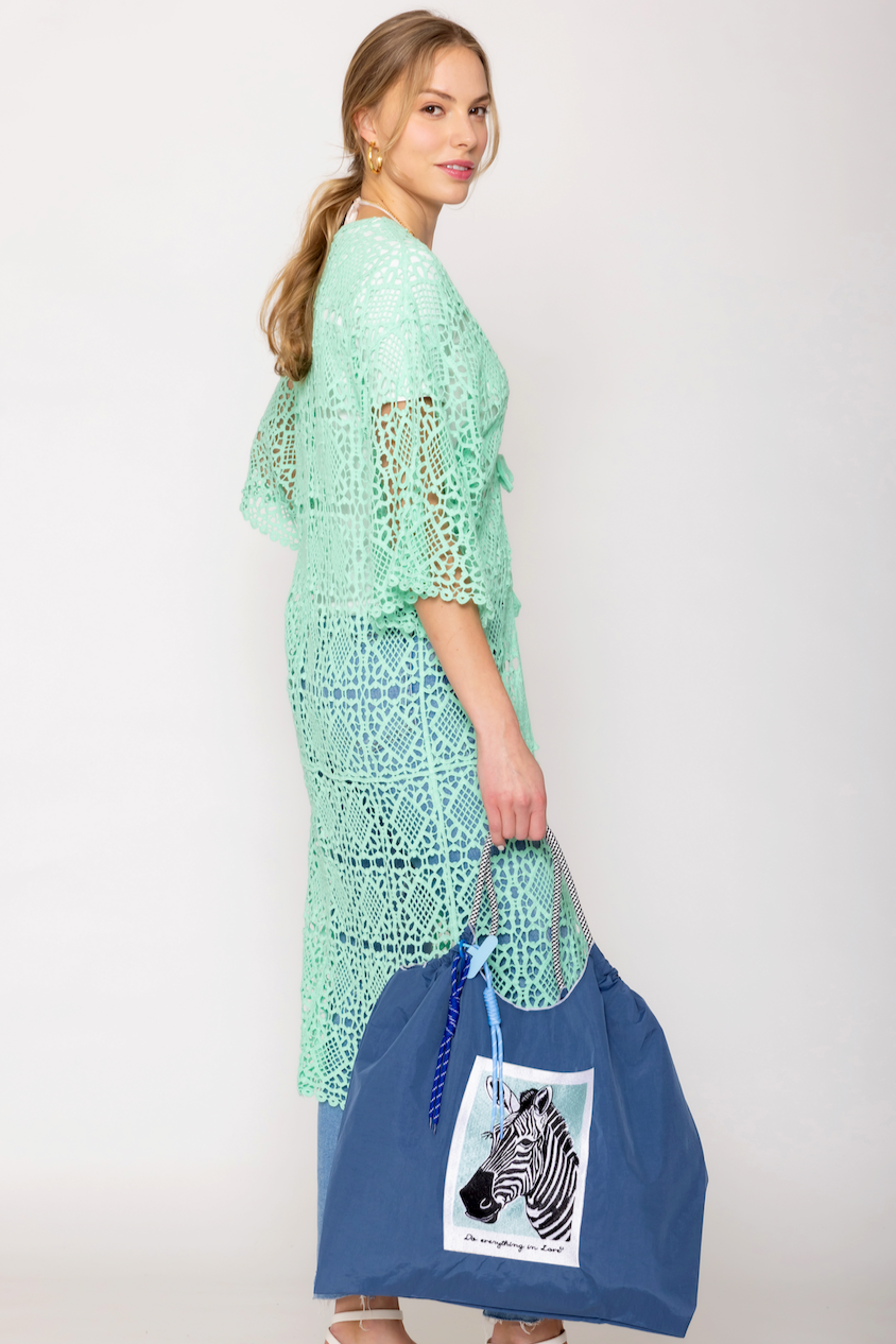 Zebra Rope Bag