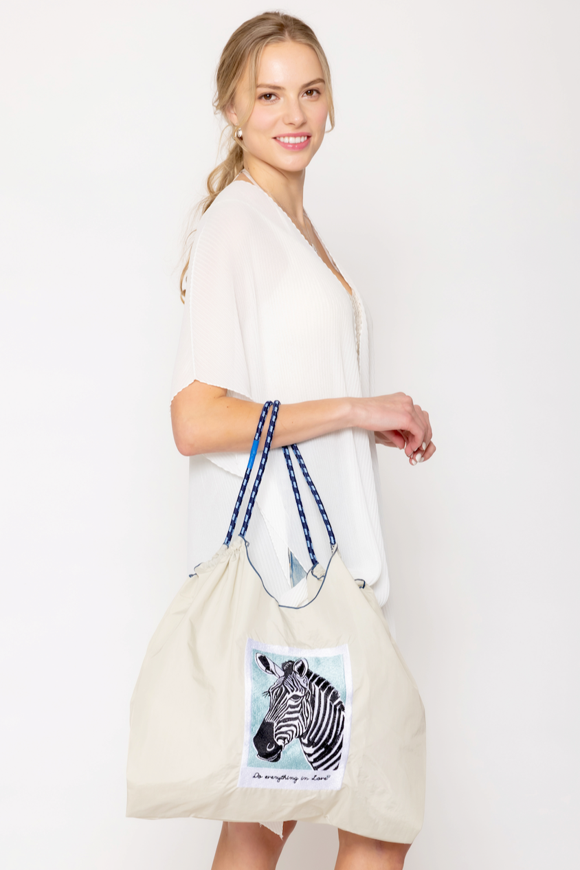 Zebra Rope Bag