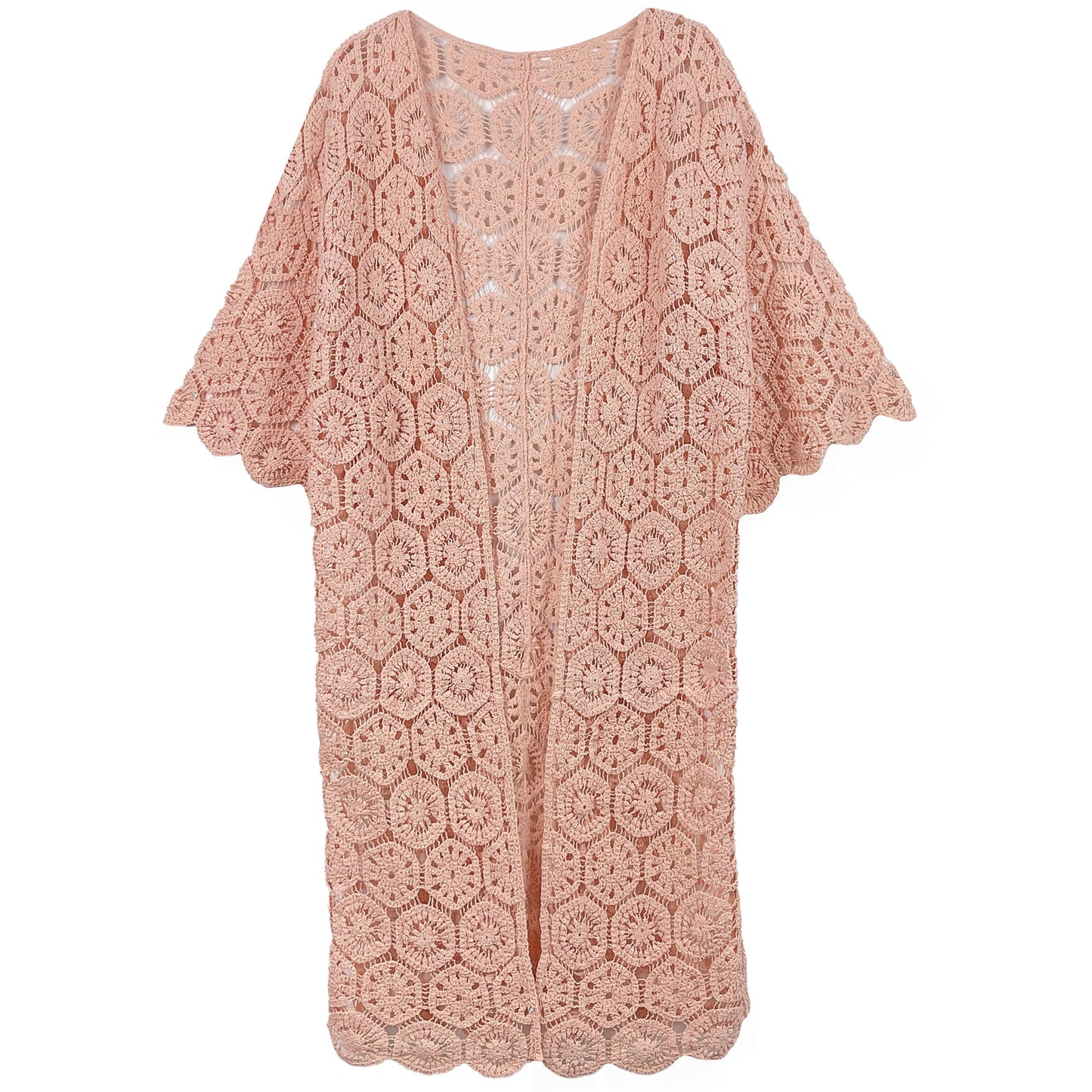 Crochet Long Cardigan