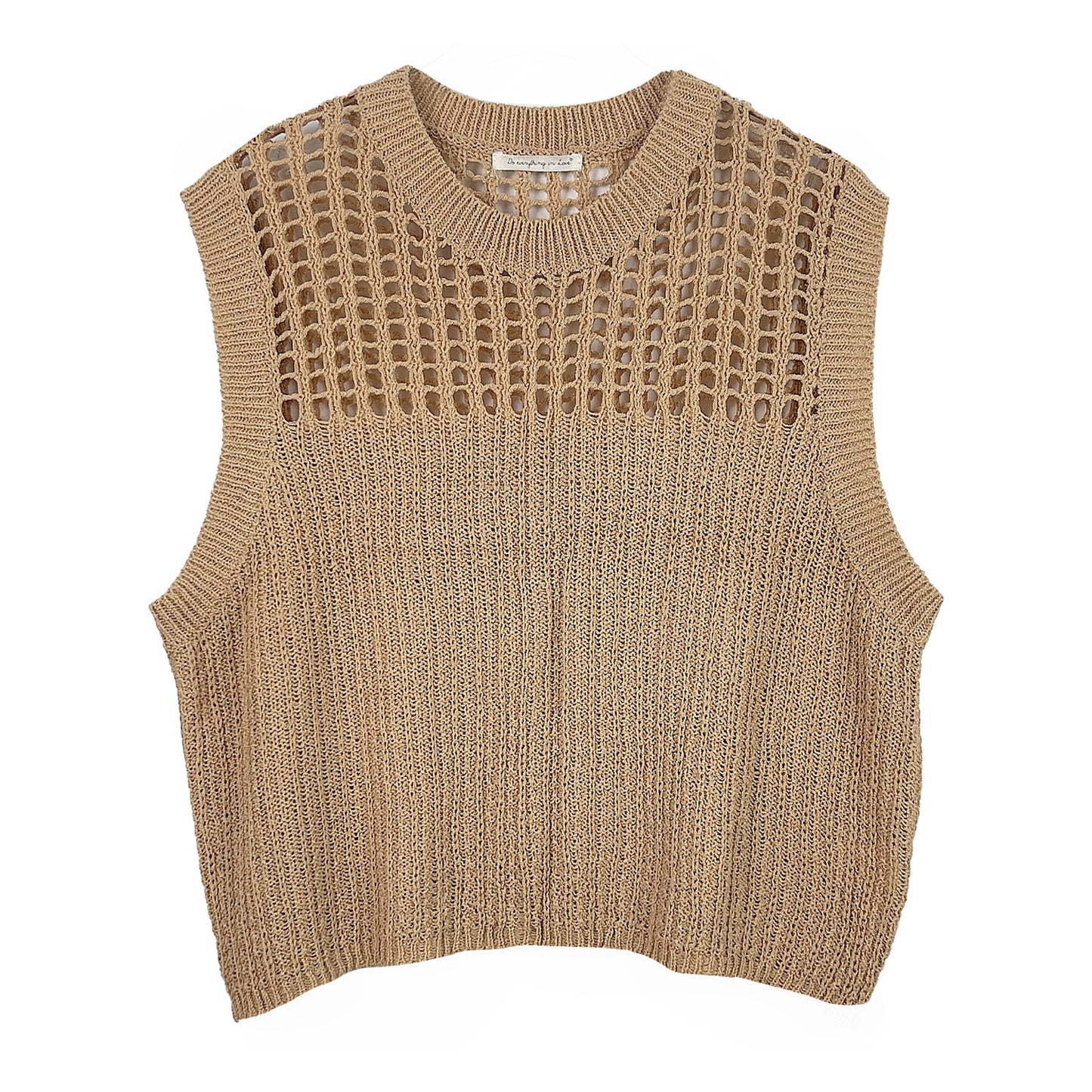 Chest Blocked Crochet Poncho