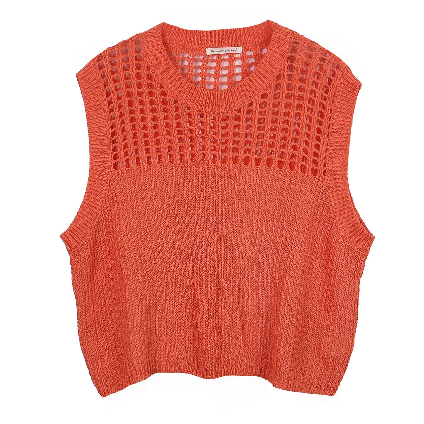 Chest Blocked Crochet Poncho