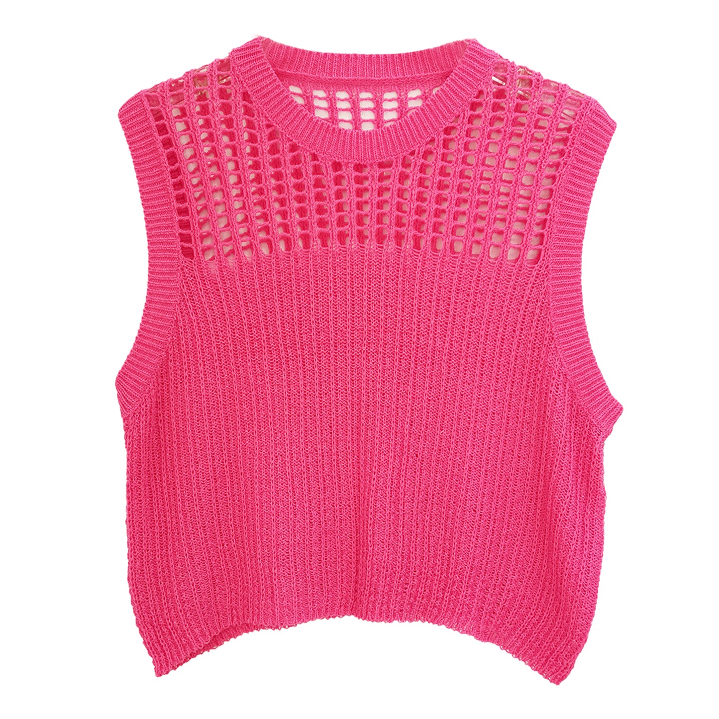 Chest Blocked Crochet Poncho
