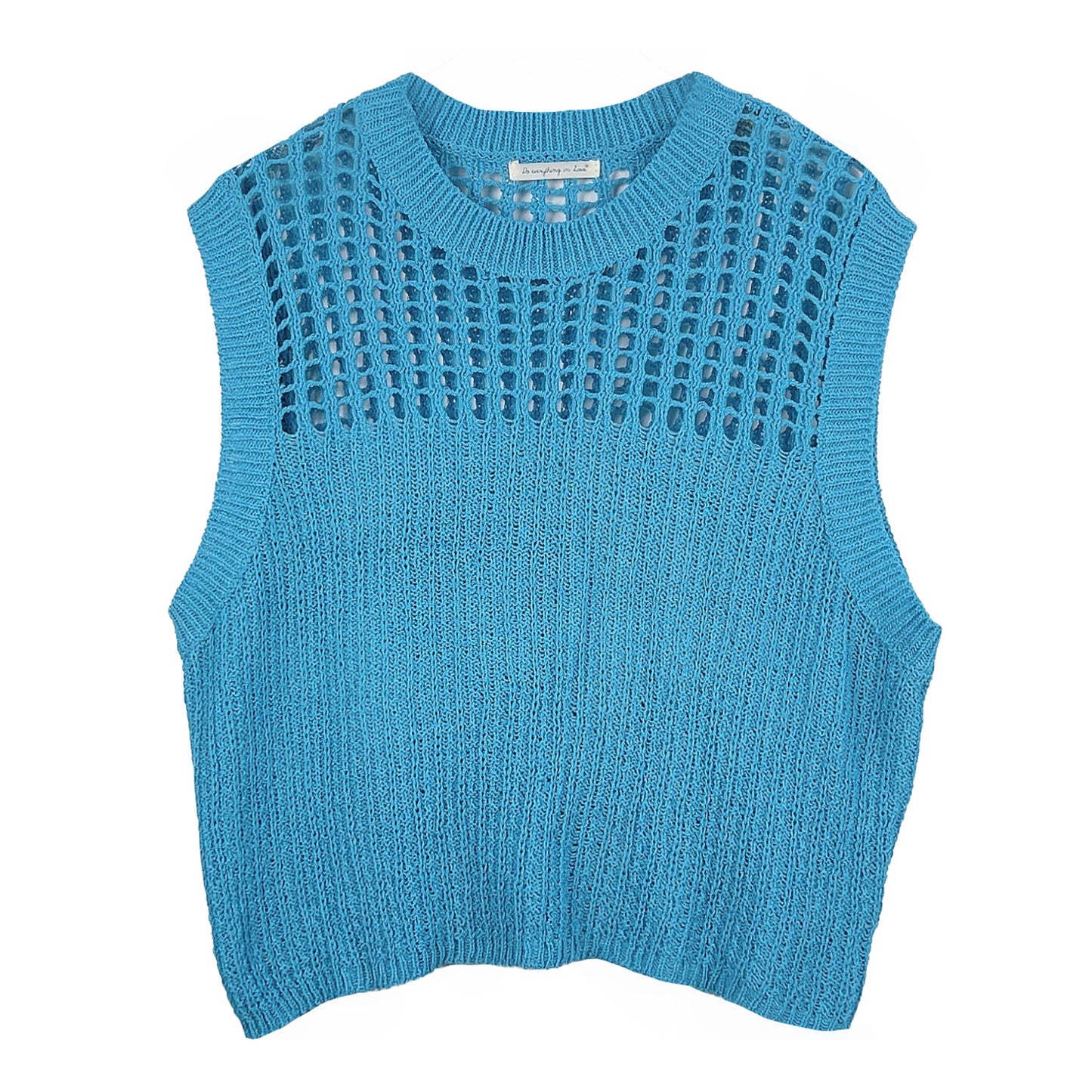 Chest Blocked Crochet Poncho