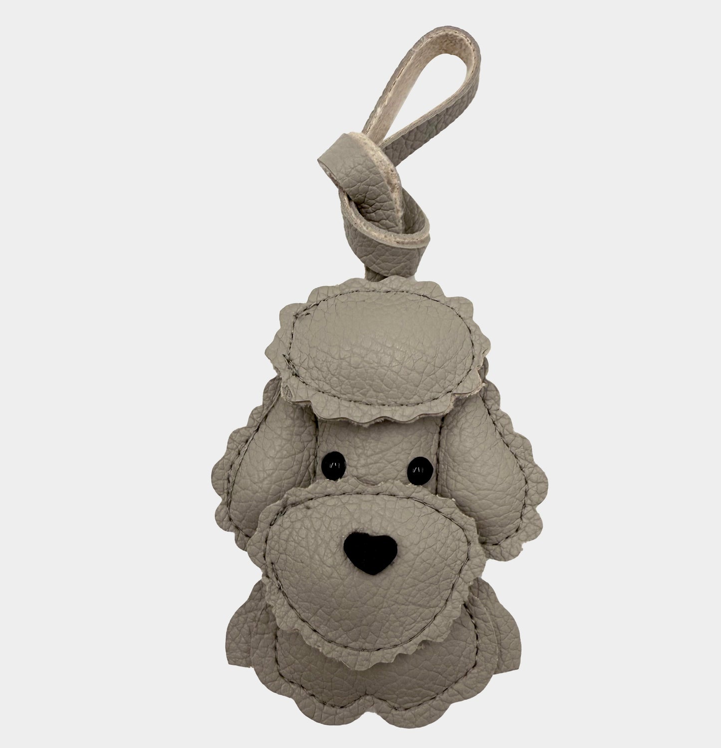 Leather Animal Key Chain: Cookie