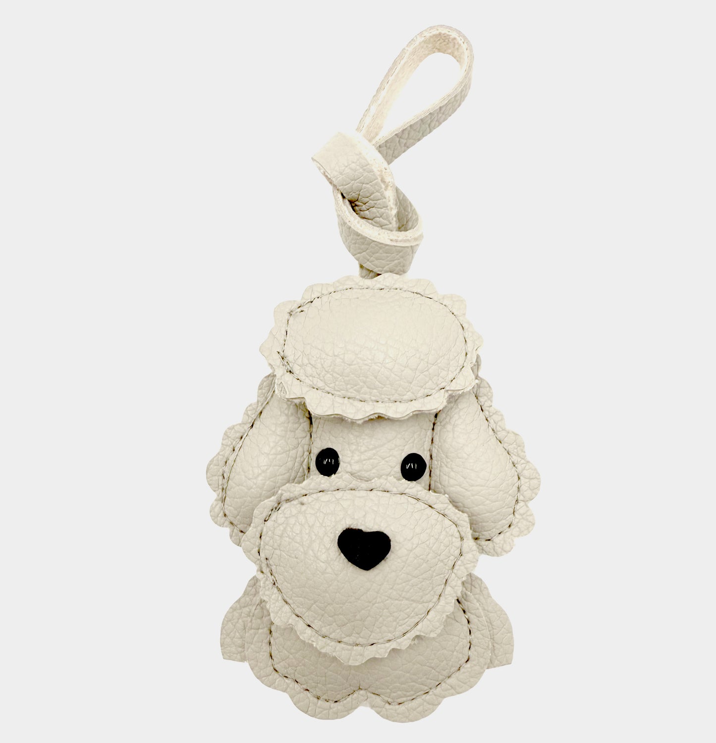 Leather Animal Key Chain: Benji