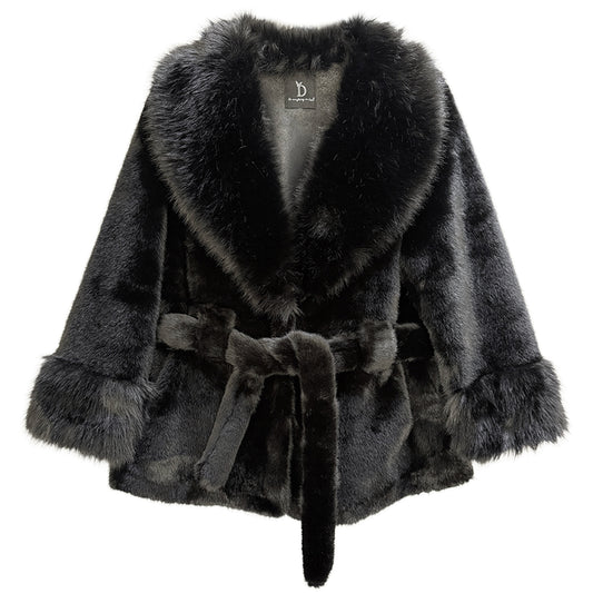 Belted Fur Jacket