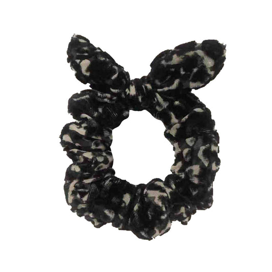 Burnout Velvet Bow Scrunchie