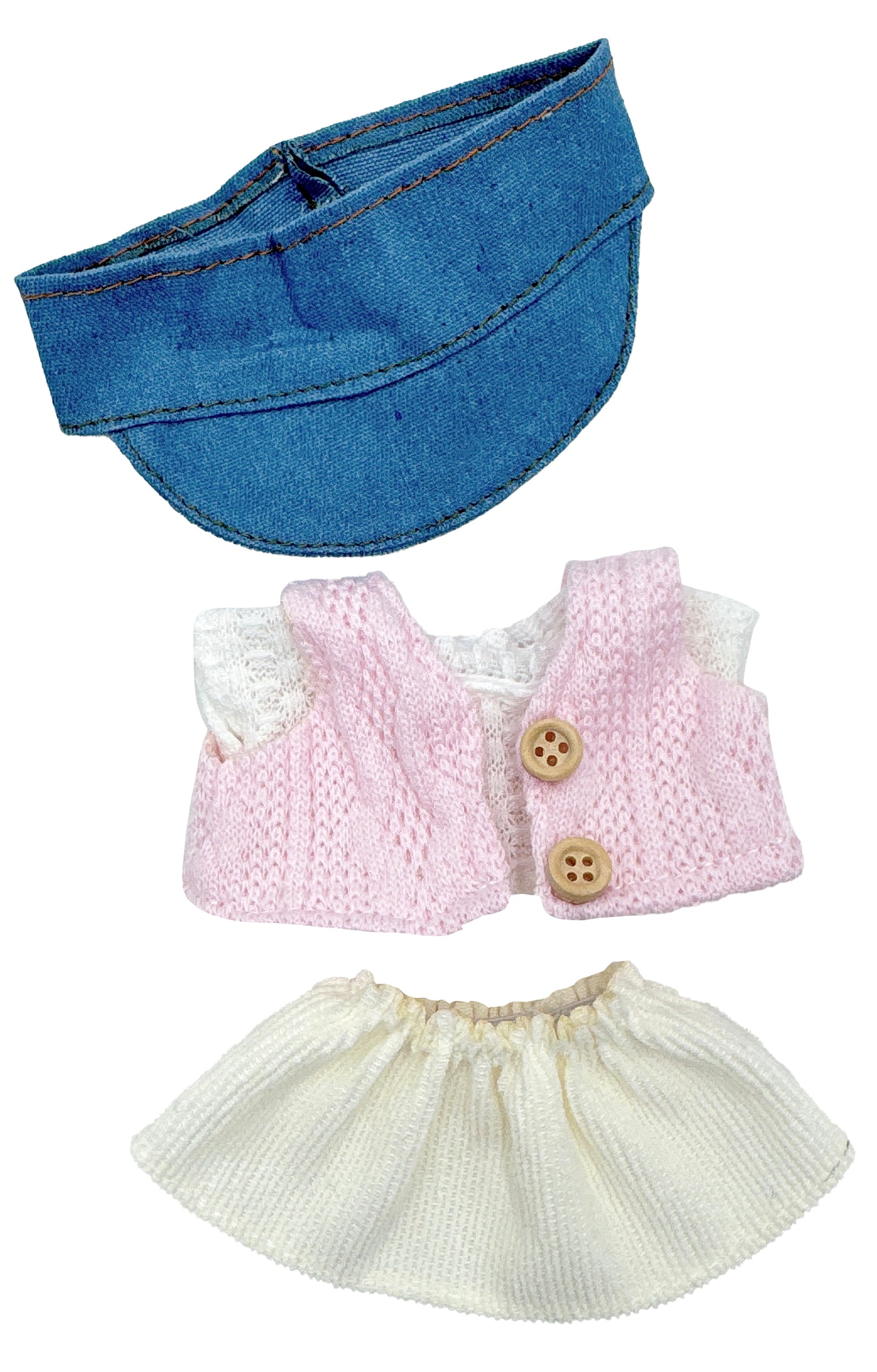 Pink & Cream Cozy Knit Set  - LBB Clothing