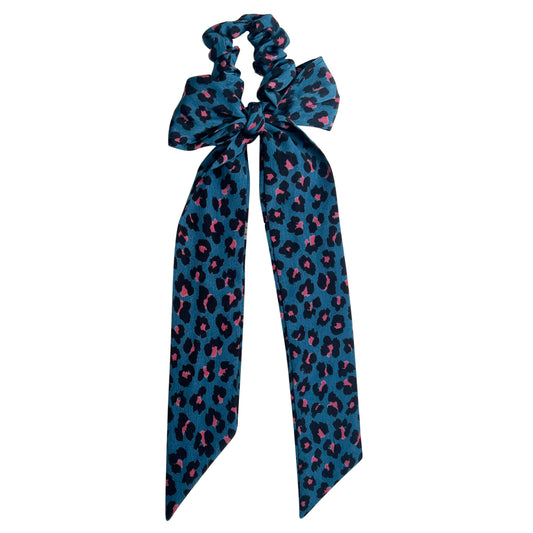 Leopard Skinny Scarf Pony