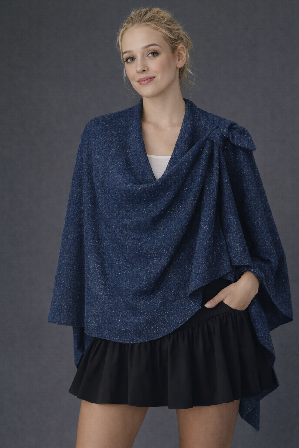 Lurex Ruana