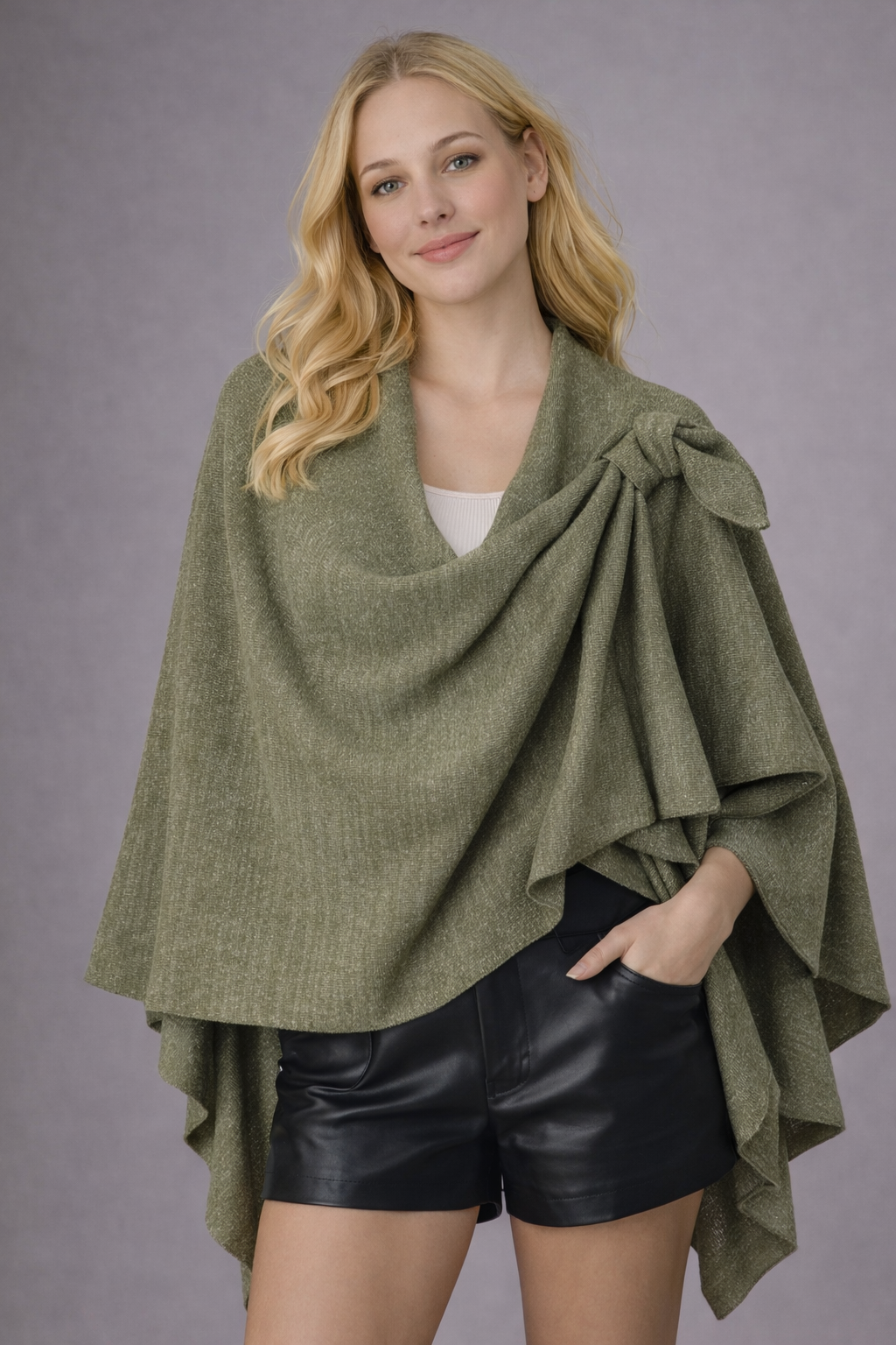 Lurex Ruana