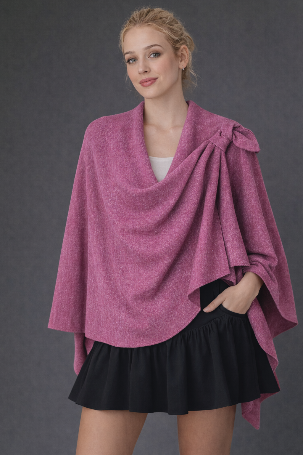 Lurex Ruana