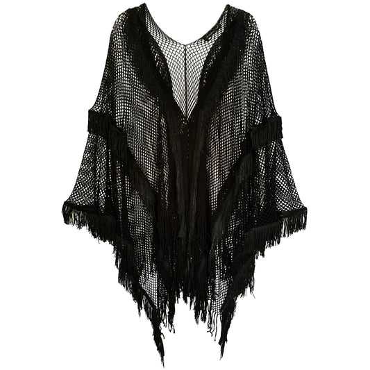 Lurex Tassel Kimono