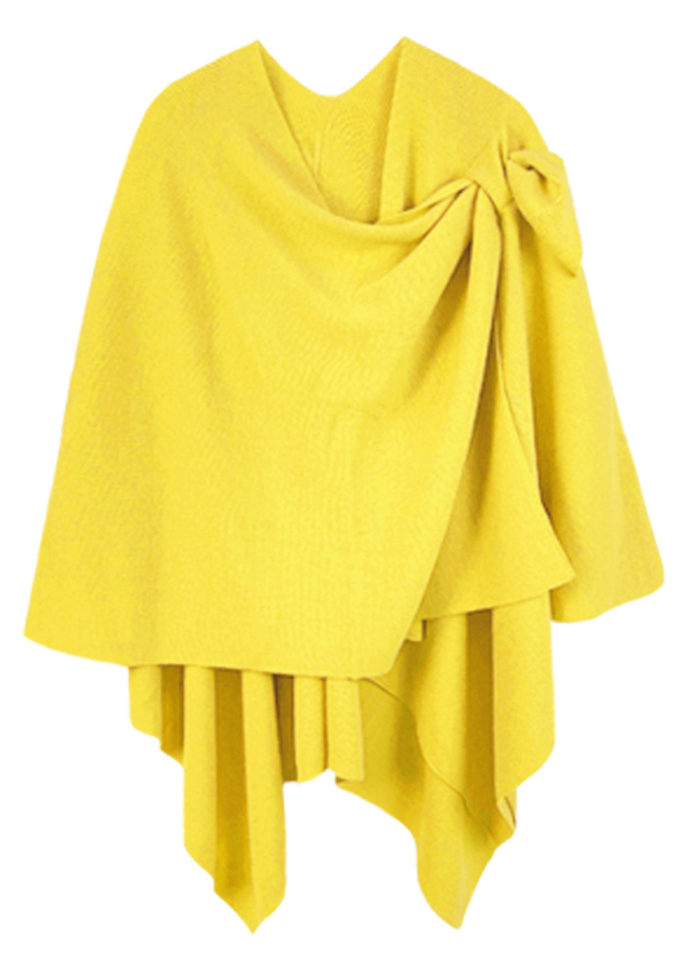 Solid Ruana With Shoulder Strap